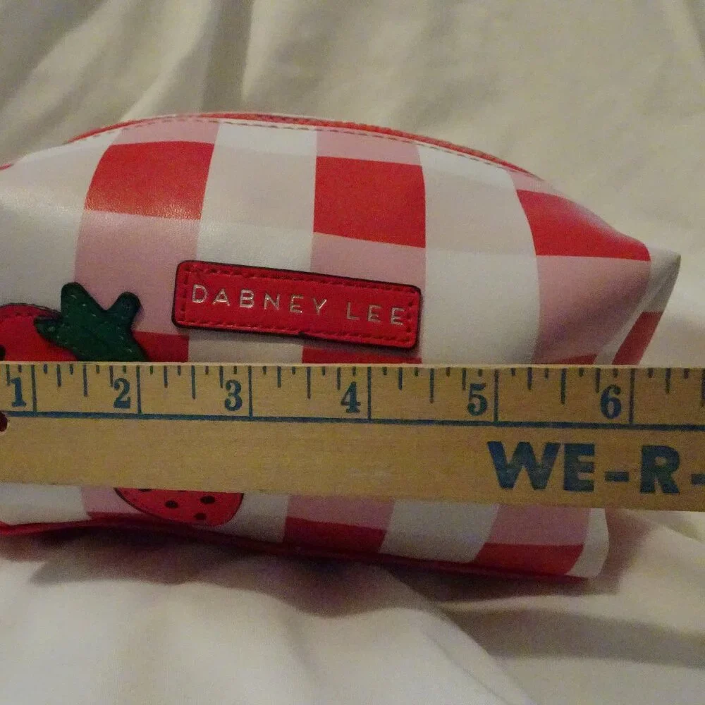 Dabney Lee Strawberry Cosmetic Make up Bag